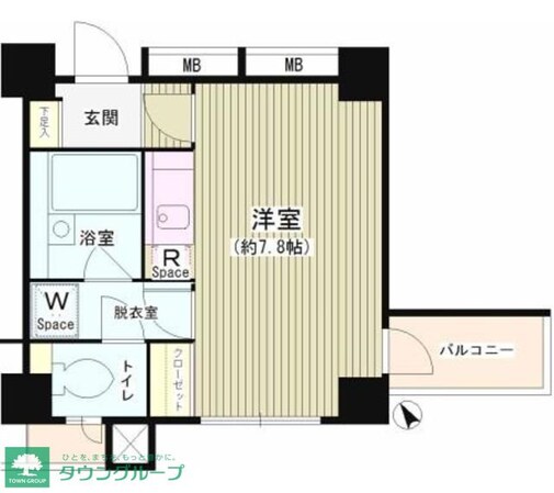 ウィンターベル　ゼームス坂の物件間取画像